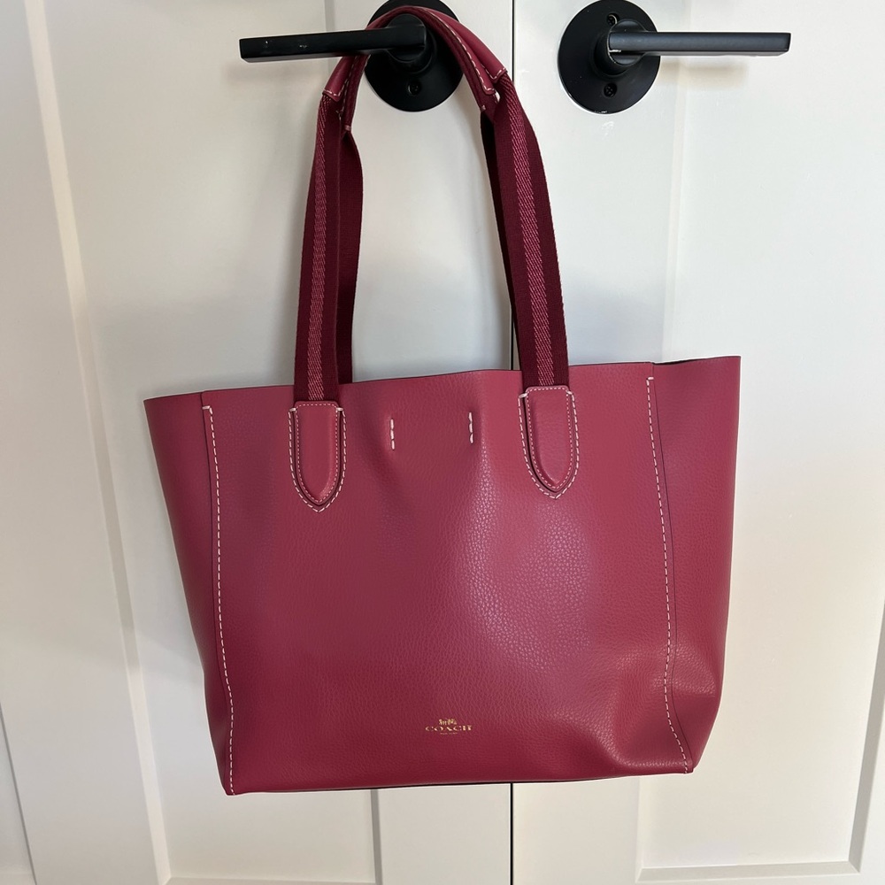 Coach tote. New (never used) no tags. Pink real leather.